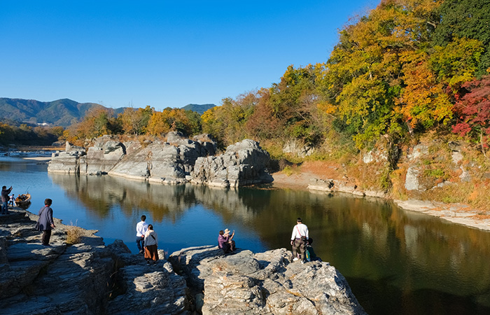 埼玉県 秋の長瀞渓谷
