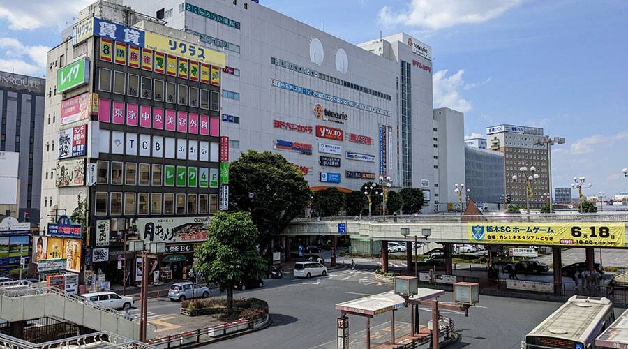 宇都宮駅西口ロータリー
