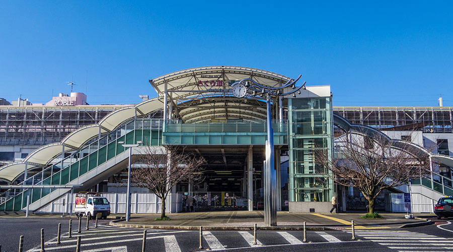 栃木県小山駅東口
