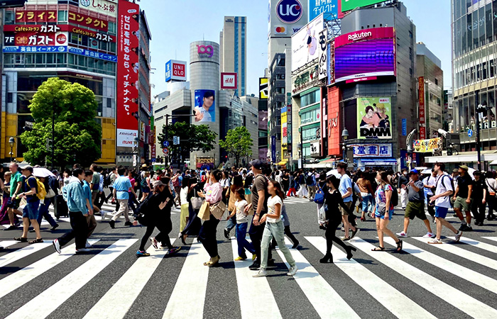 渋谷スクランブル交差点