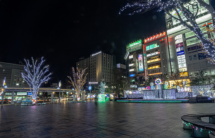 福島県 郡山駅前イルミネーション