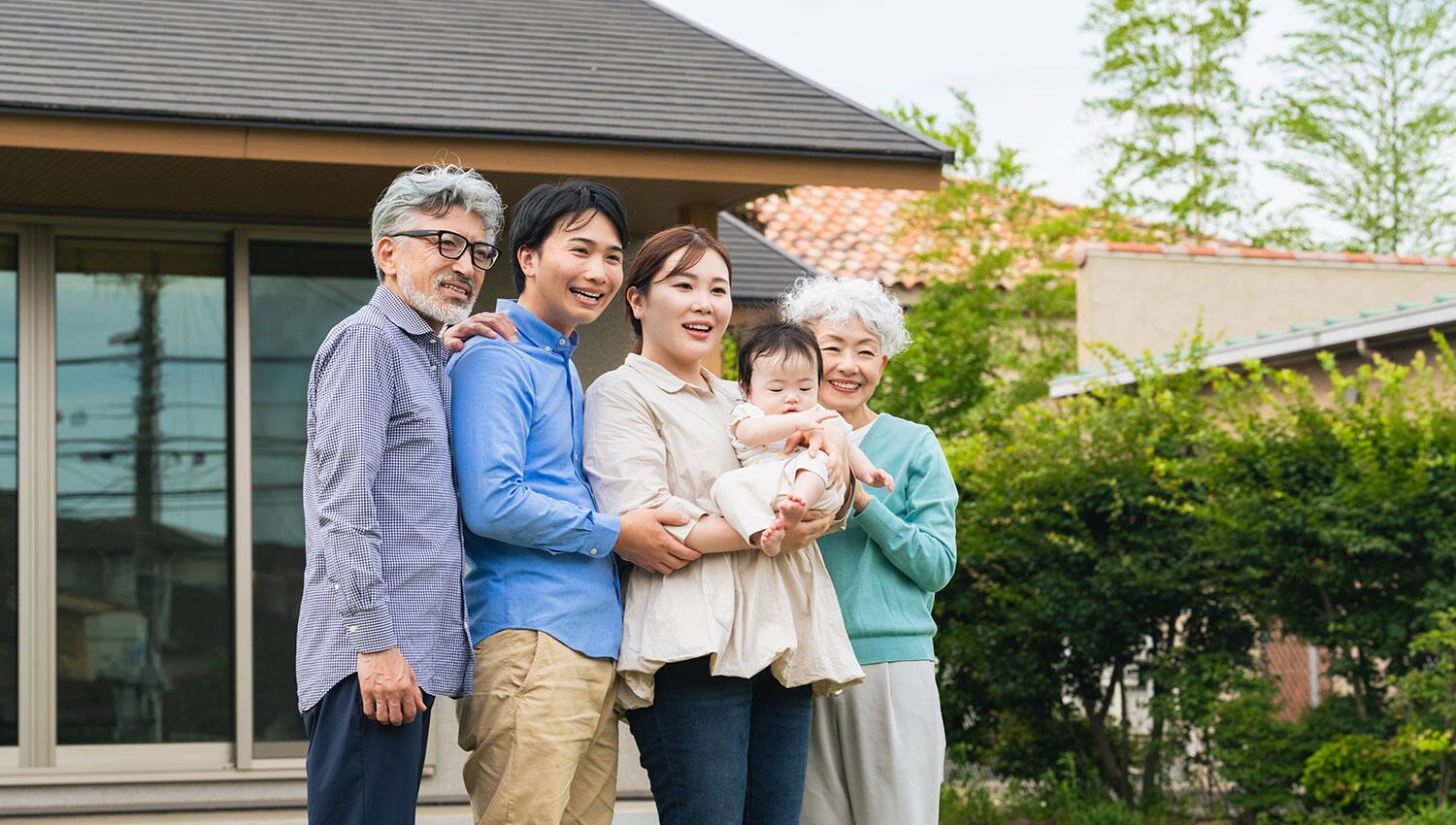 祖父母・子供夫婦・孫