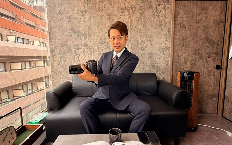 機材にこだわる職人肌の近岡代表