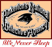 ピンカートン探偵社のロゴ
